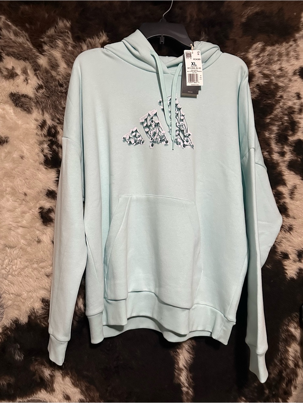 Adidas Light Blue Hoodie